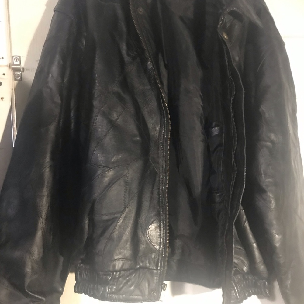 Men's Black Leather Jacket